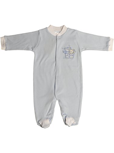 Baby/Babies Babywear Just Arrived Embroidered Babygrow Jumpsuit, Blue 0-3 Months