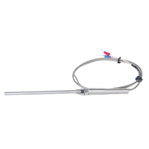 100mm Spade K-Typ Thermoelement Temperaturregler Sensor -100 ° C bis 1250 ° C Probe 1M - 4