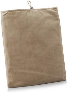 Diginova - Bead Button Closure Soft Plush Pouch for iPad Mini and Other 7 Inch Tablets (Brown)