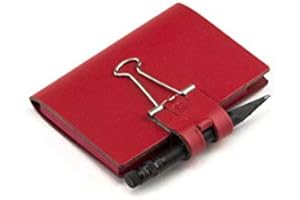 ‎X17 A8 Mind-Papers, revolutionäres X17-Karteikarten-Lernkarten-Box-Konzept! Recyceltes Leder rot, nachhaltig; Inhalt: Ca. 25 Karten + Sloop + Bleistift! Made in Germany, 17 Jahre Garantie*