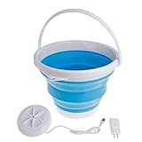 ❤️ Mini Waschmaschine: Die Mini-Waschmaschine bringt Farbe in den Grauschleier und reduziert den Wäscheberg von Singles, Gartenlaubenbesitzern oder Campern. Sie ist schnell aufgebaut und unkompliziert in der Bedienung.