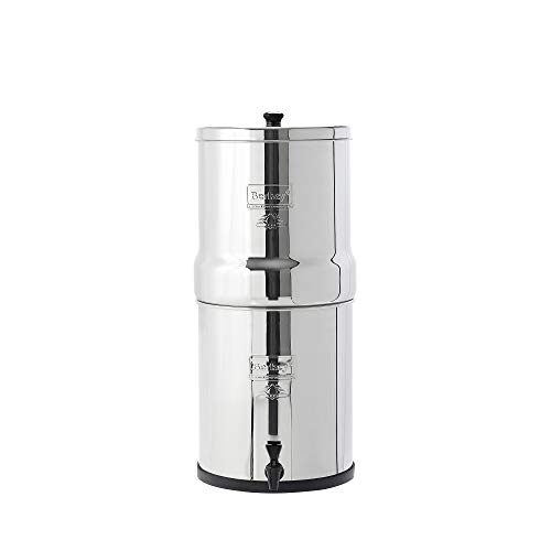 Big Berkey® Filtre à eau alimenté par gravité avec 2 éléments de purification Black Berkey®