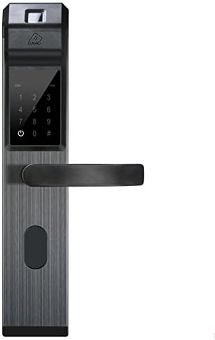 Smart Biometric Fingerprint Door lock Home Security Digital Keypad Touchscreen Keyless Password Locks,Reversible Handle-C