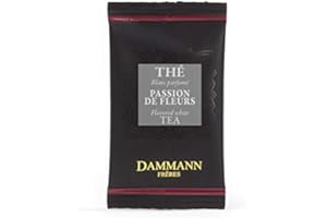PASSERINI Dammann Passion de Fleurs - Té blanco con rosas, albaricoque y maracuyá, 24 bolsitas - Dammann Frères