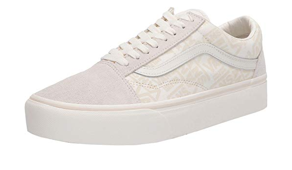 vans beige platform