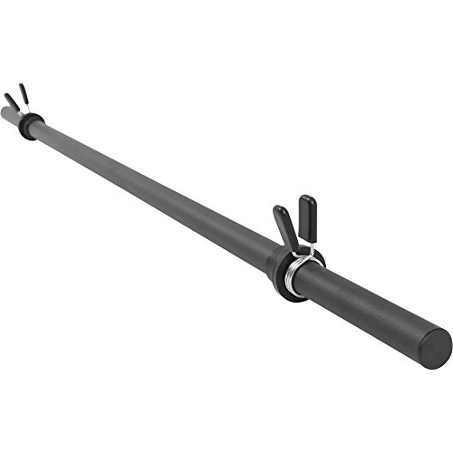 Gorilla Sports Langhantelstange Aerobic mit Federverschluss 130 cm, One size, 10000492 - 3