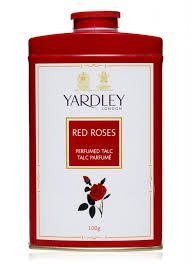 Yardley London RED ROSE Perfumed Deodorizing Talc Talcum Powder 100gm by Yardley