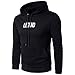 Produktbild Herren Slim fit Kapuzenpullover, Elecenty Jacke Sweatjacke Sweater Kapuzenjacke Hoodie Männer Kapuze Baumwolle Einfarbig Pullover Sportbekleidung Sweatshirt