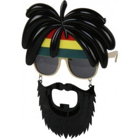 Partybrille Rastafari Einheitsgröße