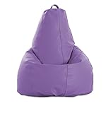 puff pera Tamaño para adultos, puf reclinable, ideal para ver la televisión, leer, jugar o relajarse en el jardín; altura de 1.35 m