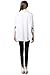 Roshe's Boutique Women's Boyfriend Baggy Pure White Shirt