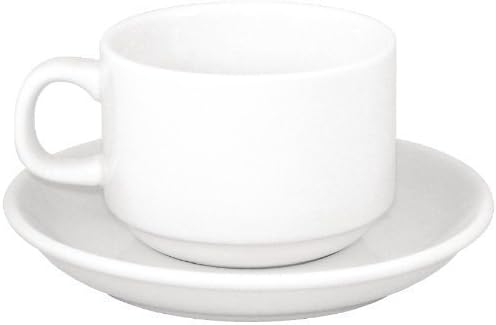 SPECIAL OFFER Athena Stacking Tea Cup And Saucer Combo Box quantity 24