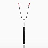  - extensible de 26,5 a 60,5 cm - hecha de metal - asa de goma - Medidas de la tenedor: aproximadamente 5,5 x 8,5 cm