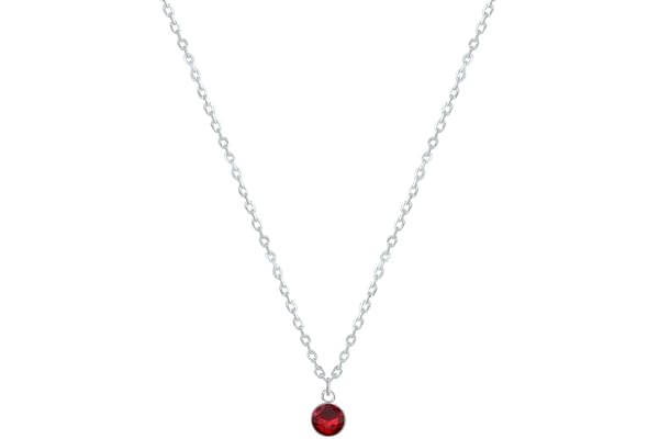 LES POULETTES BIJOUX - Collier Chaine Argent 925 et Strass