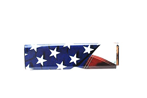 MOTA 3000 mAh Triangle Battery Stick – Custom Designs, Multiple Ports, Flashlight - US Flag