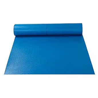 Global Electrical Insulation Rubber Mat  3.3KV | Class A (1 Mtr x 1 Mtr, 2mm Thickness) Blue Color, 1 Pc | Insulating Rubber Mat