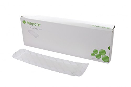 Mepore ME671100 Absorbent Island Dressing, Sterile, 9 cm Width, 20 cm Length (Pack of 30)