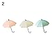 Produktbild Beiguoxia Regenschirm-Wandhaken, 3 Stück, Mini-Regenschirm, Wandhaken, Schlüsselanhänger, dekorativer Organizer, Heimdekoration 2#