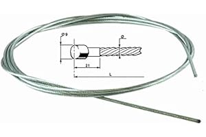 LEM Select - Cable de embrague adaptable Pasquali (3 x 2000 mm)