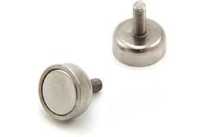 FIRST4MAGNETS N42 Neodymium Pot Magnet with M3 Stud for Arts, Crafts, Model Making, DIY, Hobbies, Office, and Home - 10mm dia x 5mm thick - 3kg Pull