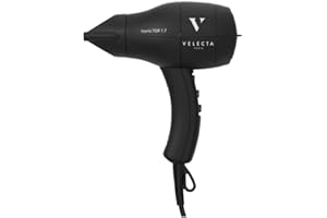 Velecta Paris - Sèche-cheveux professionnel - ICONIC TGR 1.7 Noir intense