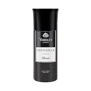 Yardley London Gentleman Classic Deodorant Body Spray For Men, 150ml