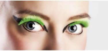1 pair of eyelashes Basic Neon Green