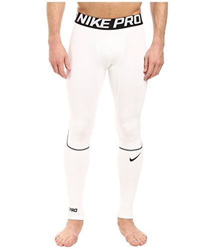 Preisvergleich Produktbild Nike Pro Hyperwarm Training Tight White / Black / Black Mens Workout