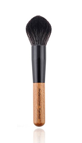 LyDia® Professional Natural Wooden Handle Face Loose Powder/Bronzer/Blush/Contour Blending Cosmetic Makeup Brush