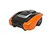 Produktbild YARD FORCE AMIRO 400 Mähroboter - Selbstfahrender City-Rasenmäher Roboter mit Begrenzungsdraht - Akku Rasenroboter für bis zu 400m² Rasen & 25% Steigung 20 V, schwarz/orange