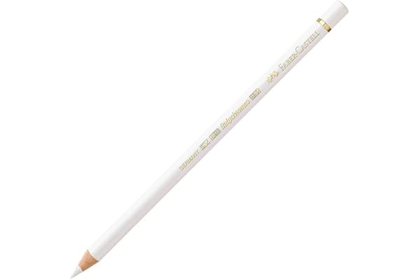 Faber-Castell 110101 Crayon de Couleur Polychromes 3,8 mm Blanc