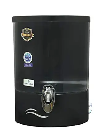 AQUA DOVE Black Dolphin UF Water Purifier for Home, 9 Liter
