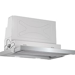 Bosch Serie 4 DFS067A50 hotte 740 m³/h Intégré Argent A - Hottes (740 m³/h, Conduit/Recirculation, A, A, B, 55 dB)