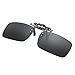Produktbild Herren Damen Sonnenbrille Rosennie Objektiv Driving Metall Polarisierte Gläser Fahren Brille Abnehmbares Nachtsichtgerät Mode Klassische Herrensonnenbrille Flieger Goggles Sonnenbrille (Grau)