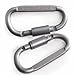 Outdoor Aluminum D-Ring Screw Locking Carabiner Hook Clip Key Chain