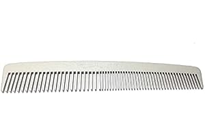 Swedish Crown fickkam aluminium – 13 cm antistatisk metallkam för mäns skägg och hår (2205 A)