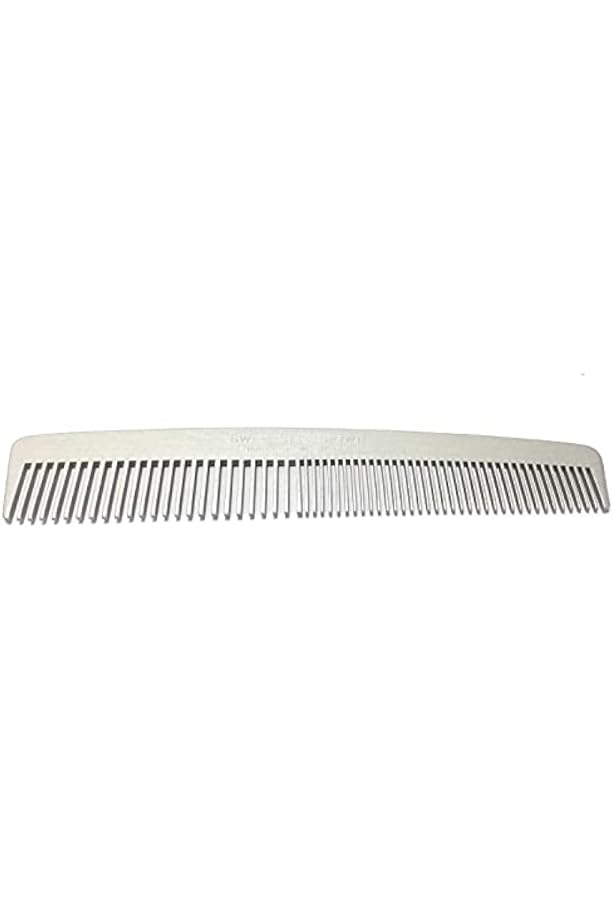 Professioneller Friseurkamm Aus Aluminium | 21,5 Cm Länge | Dünne & Breite Zähne | Ideal Zum Schneiden Und Stylen