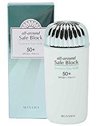 MISSHA All Around Safe Block Essence Sun Milk 2.37 Oz/70Ml