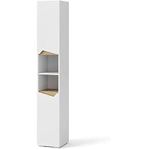 Vicco Midischrank Bianco Grau 56x87x29 Cm – Stylisher Badezimmerschrank Mit Viel Stauraum