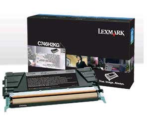Preisvergleich Produktbild Lexmark C746H2KG Hohe Ergiebigkeit – Schwarz – Original – Tonerpatrone LCCP, LRP – für Lexmark cs748de, C746dn, 746dtn, 746 N, 748de, 748dte, 748e