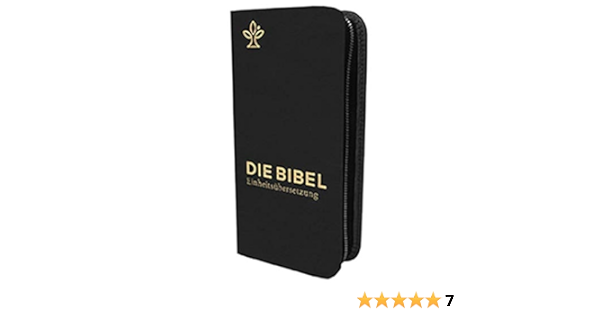 Die Bibel Taschenausgabe Nobilis Echtleder Mit Reissverschluss Gesamtausgabe Einheitsubersetzung Amazon De Bucher