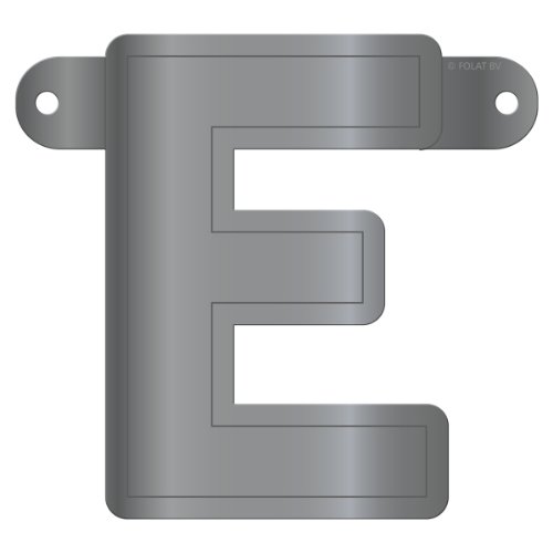 Erstelle deine eigene Girlande in Silber und Gold! // MEGA BANNER LETTER BOX für eine individuelle Buchstaben Girlande mit 90 silbernen/goldenen Buchstaben, Zahlen und Zeichen + 25 Verbinder und Schnur // Wimpelkette Geburtstag Jubiläum Party Silberhochzeit Gold Hochzeit 25 50 Feier Fete Happy Birthday - 4