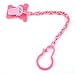 CHIC*MALL 1 Baby Infant Dummy Pacifier Soother Chain Clip Holder Toddler Cartoon Pattern