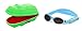 Baby Gift pack Sunglasses case Green Crocodile and Babybanz Aqua Blue Sunglasses 0-2 years
