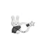Produktbild pioupiou ET Merveilles Rassel miffy Hase grau 15 cm