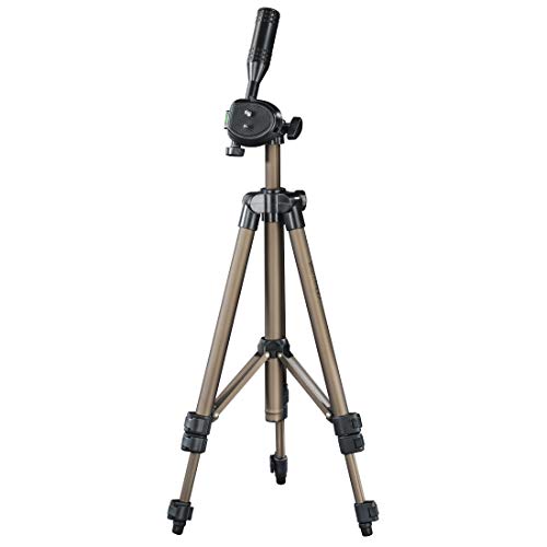 Hama Star 05 - Trípode para cámaras Foto/Video, 106.5 cm, Aluminio, Cabeza 3D, Color Dorado