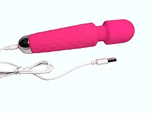 MDS Home Eye Massager, Portable Handheld Mini Wand Personal Massager for Back, Legs, Neck Powerful, Cordless, Waterproof, Wireless with 20 Magic Vibration Modes, Multicolour (HR0817-3)
