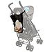 BABIES R US TODDLERS PUSHCHAIR STROLLER UNIVERSAL ORGANISER BLACK VELCRO STRAP