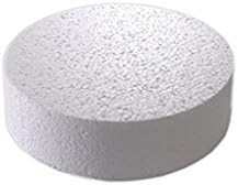 ROUND, 3inch DEEP, Polystyrene Straight Edge Cake Dummy (4" Diameter)