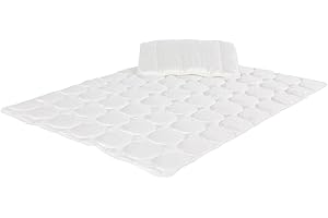 Träumeland Zestaw kołder Tencel, rozmiar 100 x 135 cm + 40 x 60 cm, Traeumeland T060178, biały